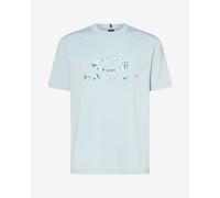 T-shirt manches courtes Oakley Logo Sun bleu clair - S