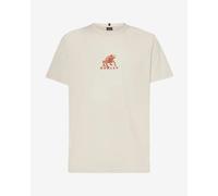 T-shirt manches courtes Oakley Waterscape Frog blanc crème rouge - XL