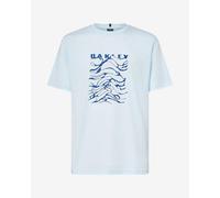 Oakley Apparel Waterscape Waves Uv Short Sleeve T-shirt Bleu M Homme