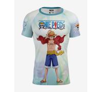 T-shirt manches courtes Otso One Piece Fishman Luffy And The Crew blanc bleu - M
