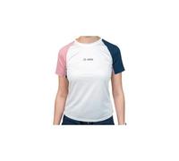 T shirt manches courtes oxsitis x train blanc rose femme