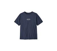 T shirt manches courtes patagonia 95 oval logo bleu homme