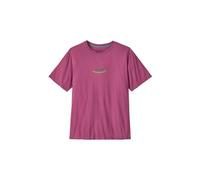 Patagonia - T-shirt en coton biologique confortable et polyvalent - M's '95 Oval Logo T-Shirt Faded Magenta pour Homme en Coton - Taille L - Violet Violet L
