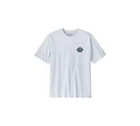 T shirt manches courtes patagonia great waves responsibili tee blanc homme