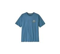 T shirt manches courtes patagonia great waves responsibili tee bleu homme
