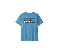 Patagonia T-shirt homme P-6 Logo Responsibili-Tee® coton et polyester recyclé Shore Blue S