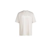 T shirt manches courtes rapha cotton logo beige homme