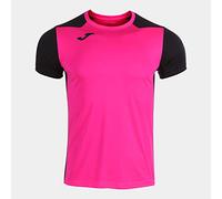 T-Shirt Manches Courtes Record II Rose Fluor Noir, 102223.031.2XL