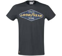 T-Shirt Manches courtes Rockabilly de GoodYear - East Lake - S à XXL - pour Homme - gris M