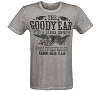 T-Shirt Manches courtes Rockabilly de GoodYear - Kokomo - S à XXL - pour Homme - anthracite S