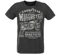 T-Shirt Manches courtes Rockabilly de GoodYear - Shelburne - L à 3XL - pour Homme - noir L