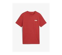 Puma T-shirt garçon ESS 2 Color Small No. 1 Logo – Rouge (12 ans)