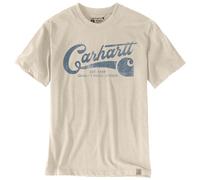 T-shirt Manches Courtes Script Graphic Blanc - A16 - CARHARTT - 106531 XL
