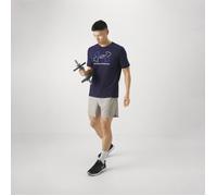 T-SHIRT MANCHES COURTES UNDER ARMOUR FOUNDATION BLEU MARINE M