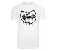 Urban Classics Wu Wear Dripping Logo Short Sleeve T-shirt Blanc S Homme