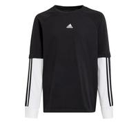 Adidas Street Jam 2in1 Long Sleeve T-shirt Noir 7-8 Years Enfants