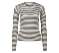 Sofie Schnoor - Chemisier à Rayures Gris à Manches Longues - Femme - Tops - Gris - Taille: 38 FR