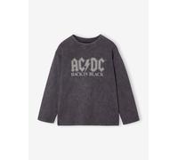 T-shirt manches longues AC DC garçon anthracite 10A