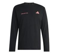 Adidas Maillot manches longues de running Adi365 Community Culture Noir / Solar Turbo XL Unisexe