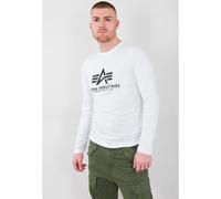 Alpha Industries T-shirt à manches longues Basic Blanc Homme Taille S