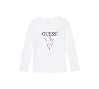 T-shirt manches longues bÃ©bÃ© fille Guess Core Blanc 6/9 mois