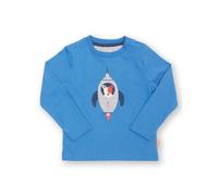 T-shirt manches longues bÃ©bÃ© garÃ§on Kite Space Pup Bleu 12/18 mois