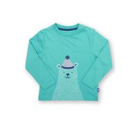 T-shirt manches longues bÃ©bÃ© Kite Hello Baby Bear Bleu 9/12 mois