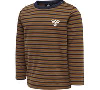 T-shirt manches longues bébé garçon Hummel Silver Marron 2/4 mois