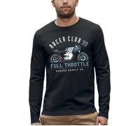 T-shirt manches longues BIKER - Racer club 99 - Motard - Plein gaz - PIXEL EVOLUTION - Homme XXXXL
