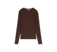 T-shirt manches longues bord volants femme Tom Tailor Denim Marron L