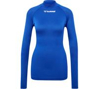 Hummel T-shirt manches longues Comfort 2.0 col fumé Homme Bleu XS