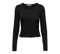 T-shirt manches longues col rond femme Only Emma Noir S