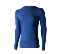 Lenz 6.0 Merino Crew Neck Chemise fonctionnelle, bleu, taille M pour homme