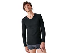 T-shirt manches longues col V Damart Thermolactyl Noir M