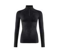 FALKE homme Maximum Warm High Zip Neck sous-vêtement technique chemise sport manches longues thermique pour temps froid à très froid respirant séchage rapide durable fil fonctionnel 1 pièce