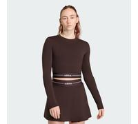 T-shirt manches longues cropped Hyperglam Aurora Coffee 2XS