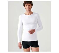 T-shirt manches longues - Damart - T-shirt col rond maille classique Thermolactyl - Blanc XL