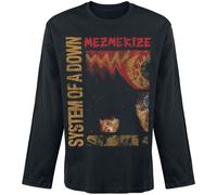 T-shirt manches longues de System Of A Down - Mesmerizing Waves - S à XXL - pour Homme - noir S