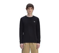 T-shirt manches longues double liserÃ© Fred Perry Bleu S