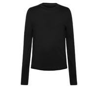 T-shirt manches longues en laine KnowledgeCotton Apparel Dynamic Noir 2XL