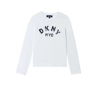 Dkny D35r57-10b Long Sleeve T-shirt Blanc 6 Years Fille