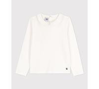 T-shirt manches longues enfant en coton Petit Bateau - blanc - Taille 10 ans 10A blanc
