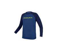 T shirt manches longues enfant endura one clan raglan bleu