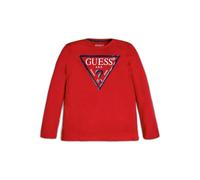 T-shirt manches longues enfant Guess Core Rouge 14 ans