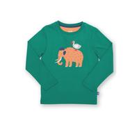 T-shirt manches longues enfant Kite Woolly Mammoth Vert 4 ans