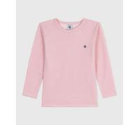 T-shirt manches longues enfant mixte en laine et coton Petit Bateau - rose - Taille 6 ans 6A rose clair