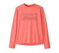 Patagonia - Kid's Long-Sleeved Cap Silkweight T-Shirt - T-shirt enfant P-6 Outline: Pickled Pink - 12 ans