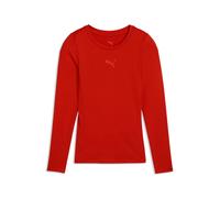 PUMA TeamLIGA26 T-Shirt LS Jr, 116, Rouge