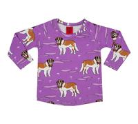 T-shirt manches longues enfant Raspberry Republic Saint Bernard Violet 10/11 ans