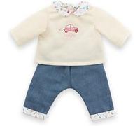 T-Shirt Manches Longues et Jean Week-end à Paris pour poupon 36 cm Bleu G